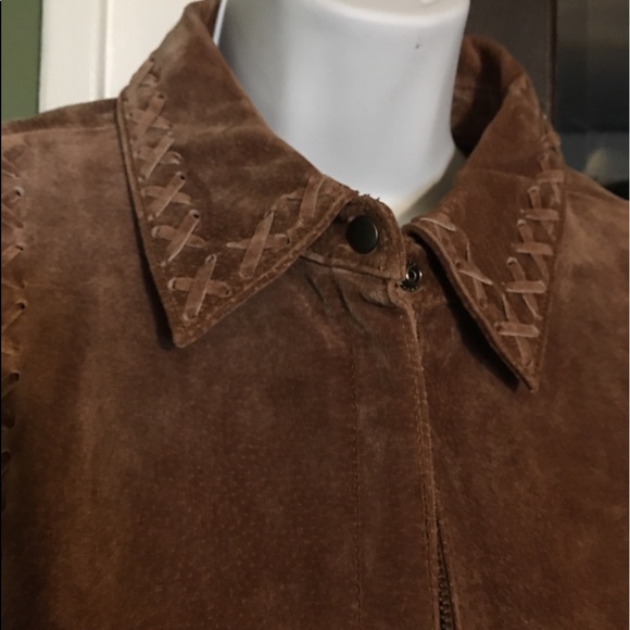 Live A Little- Women’s suede leather jacket - Picture 1 of 7